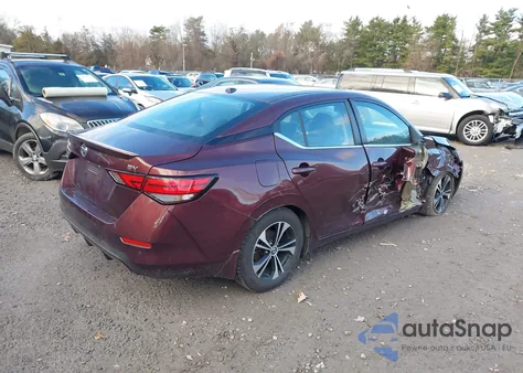 2020 Nissan Sentra Sv Xtronic Cvt z USA, uszkodzony, nr VIN 3N1AB8CV6LY261635